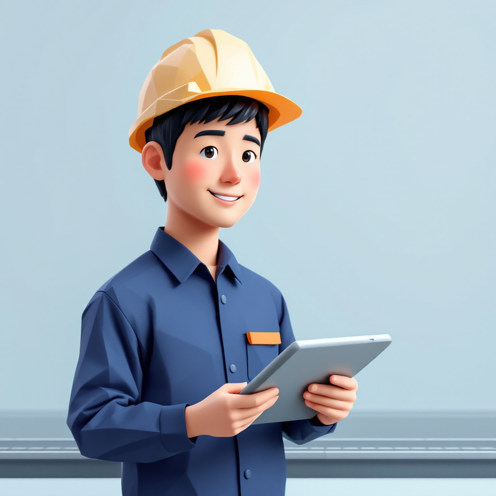 生産技術のキャラクターイラスト